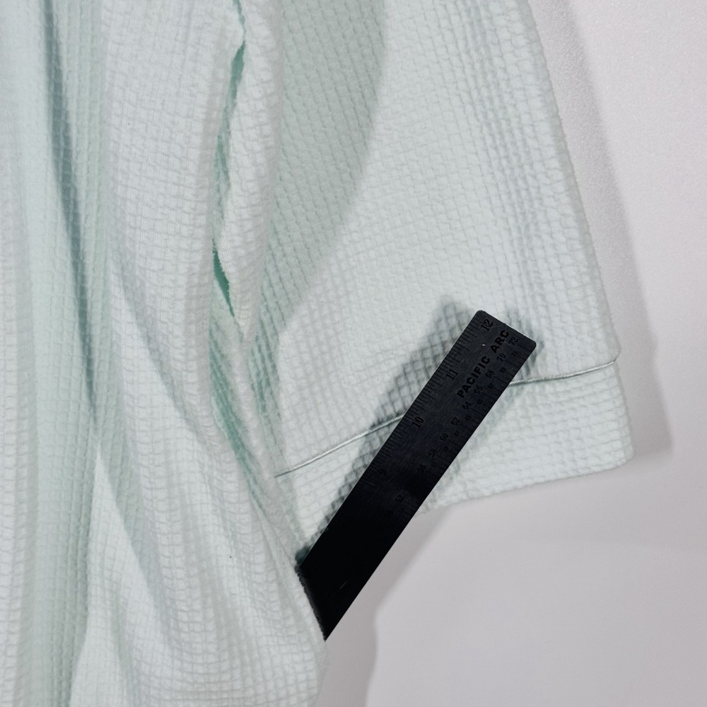 Miss Elaine Nightgown Women's 2X Mint Green Waffle Knit House Dress Cottagecore - Picture 7 of 12